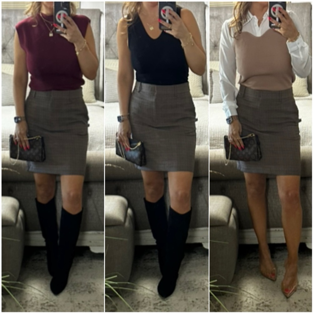 🆕 🤎Brownie Perfection Plaid Skirt